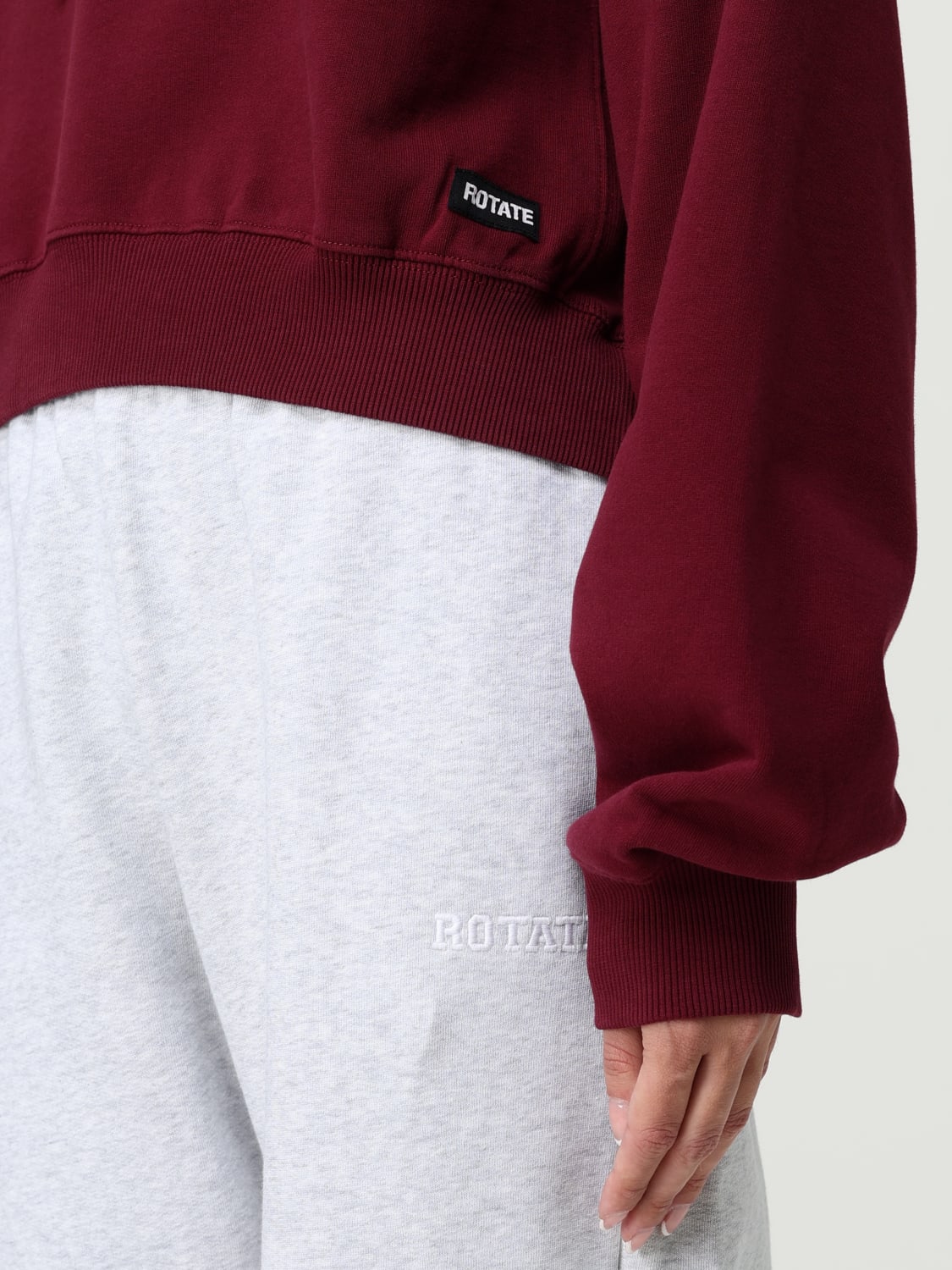 ROTATE SWEAT-SHIRT: Pull femme Rotate, Bordeaux - Img 4