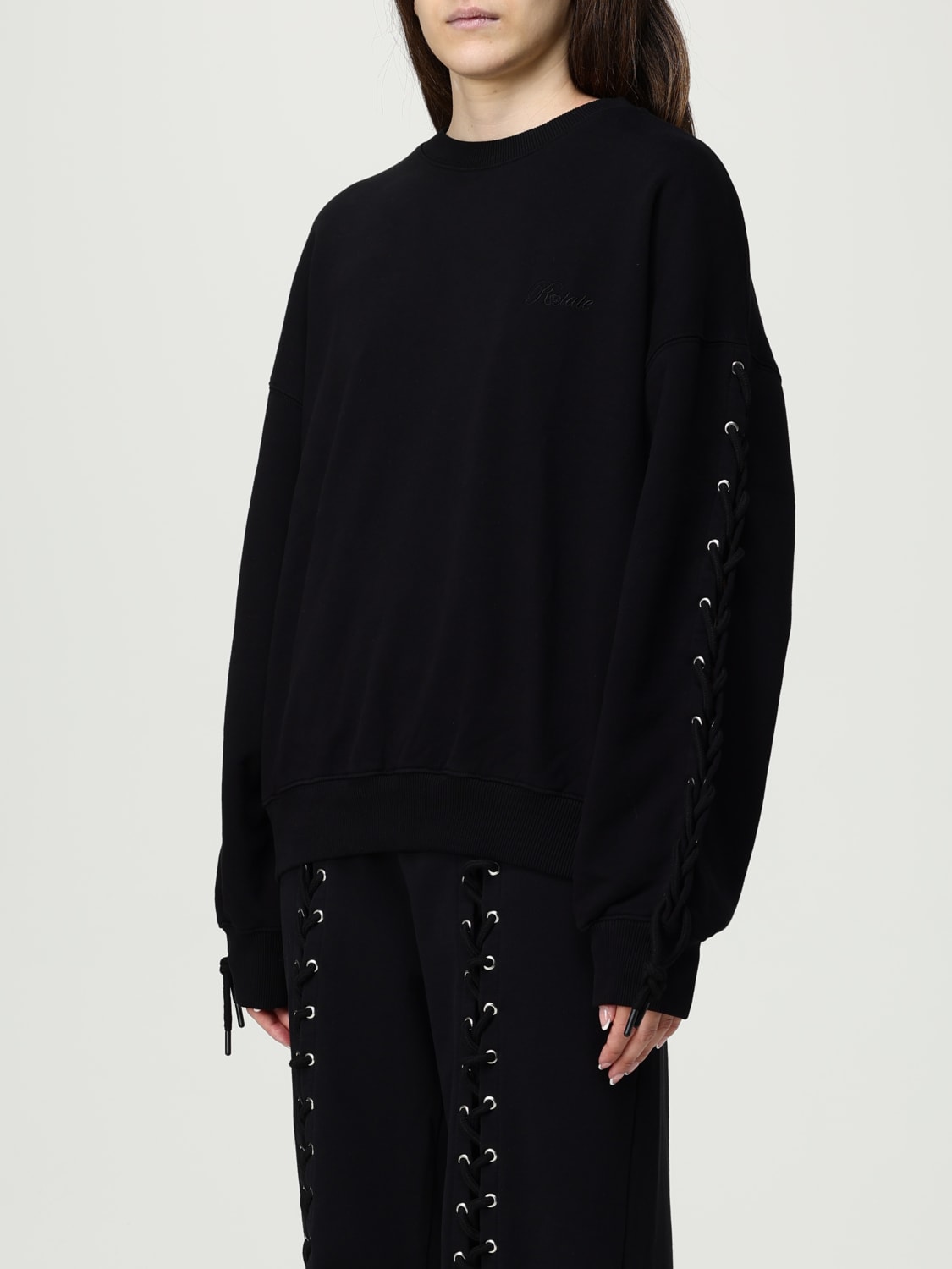 ROTATE SWEATSHIRT: Pullover damen Rotate, Schwarz - Img 4