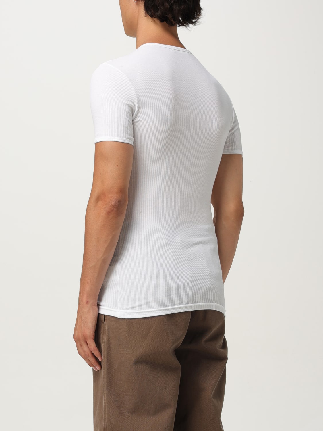 VERSACE T-SHIRT: Unterwäsche herren Versace, Weiß - Img 3