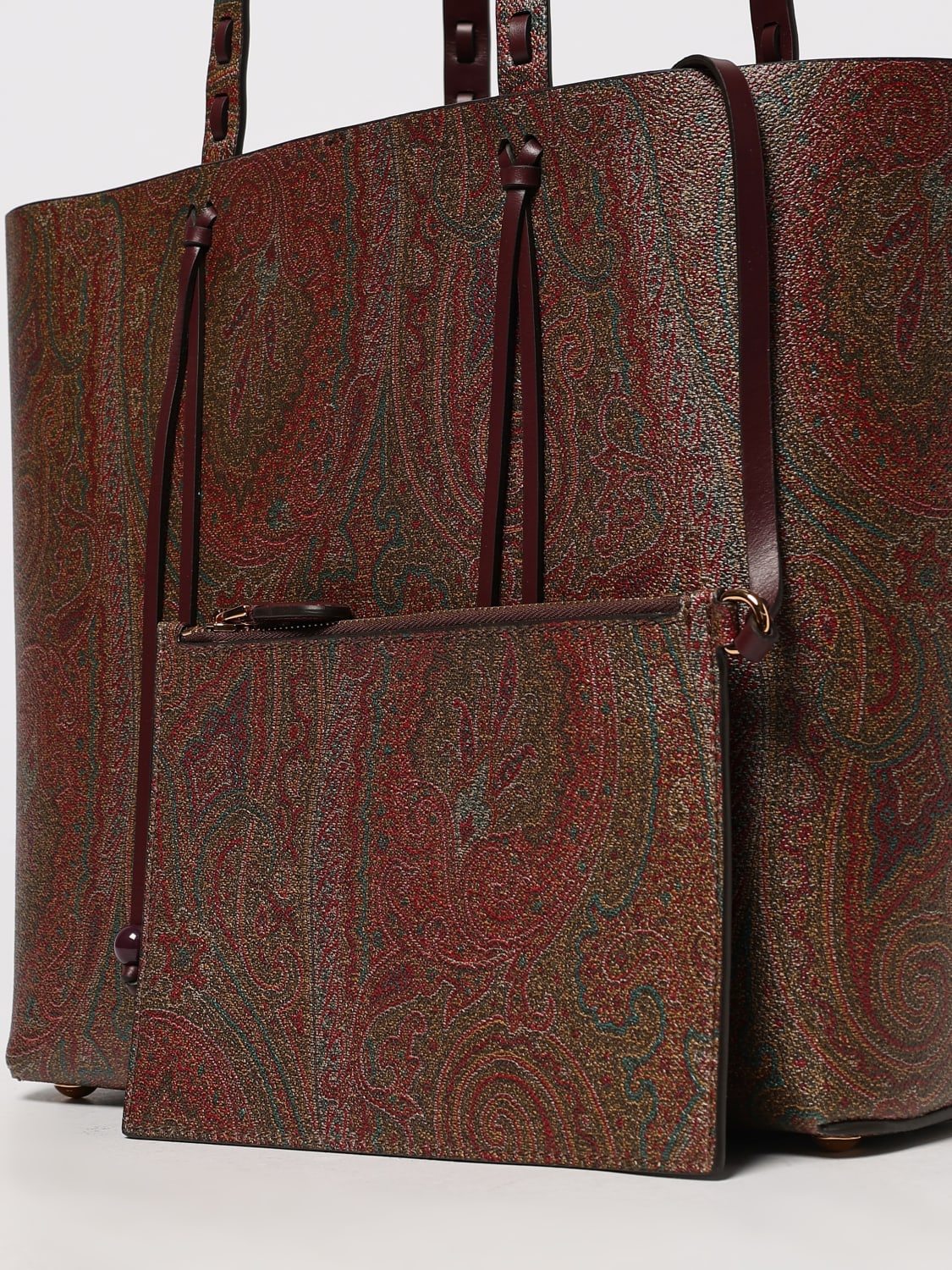 ETRO SCHULTERTASCHE: Schultertasche damen Etro, Burnt - Img 4