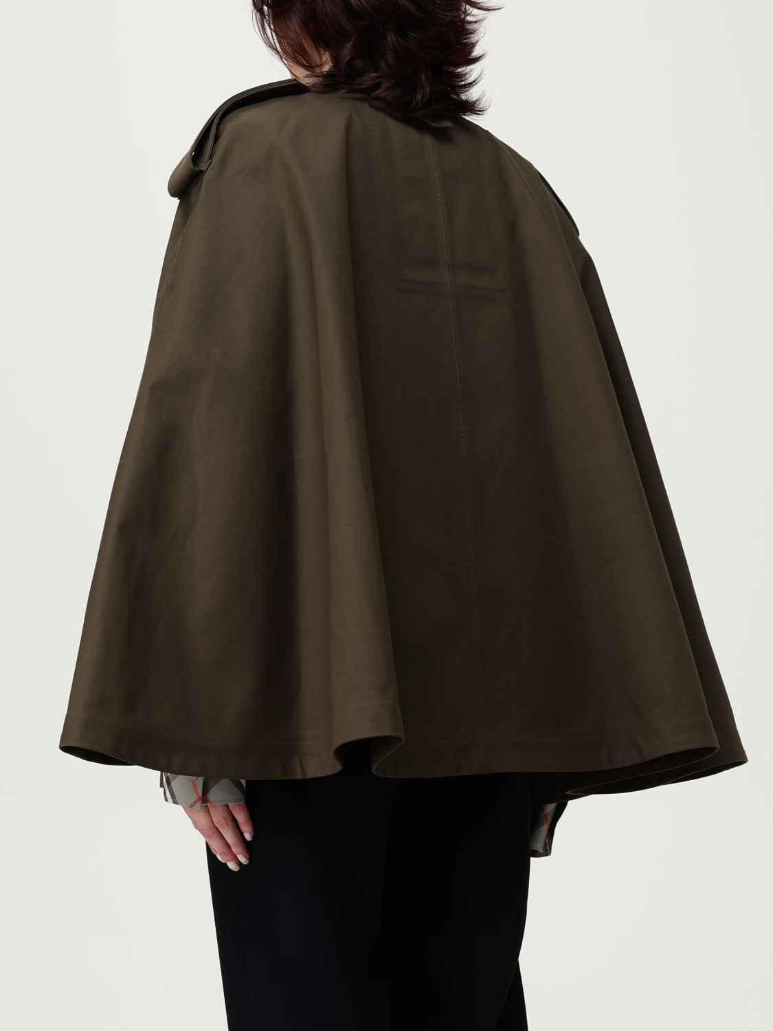 BURBERRY COAT: Jacket woman Burberry, Military - Img 3