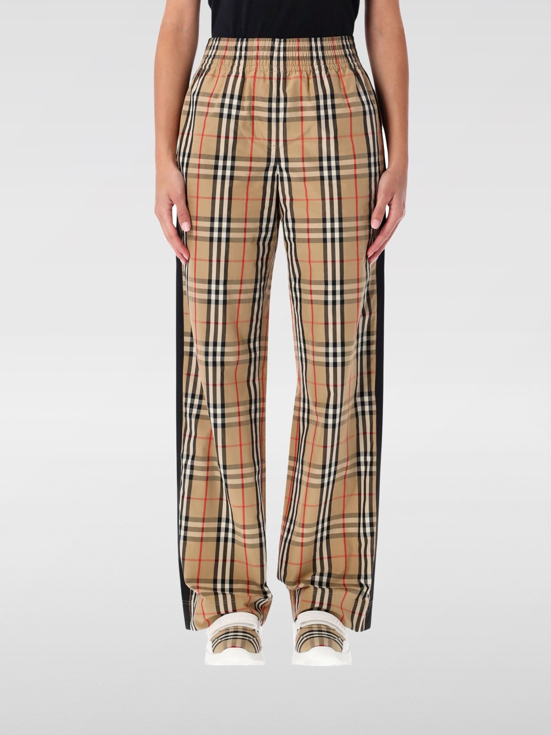 BURBERRY PANTALON: Pantalon femme Burberry, Beige - Img 1