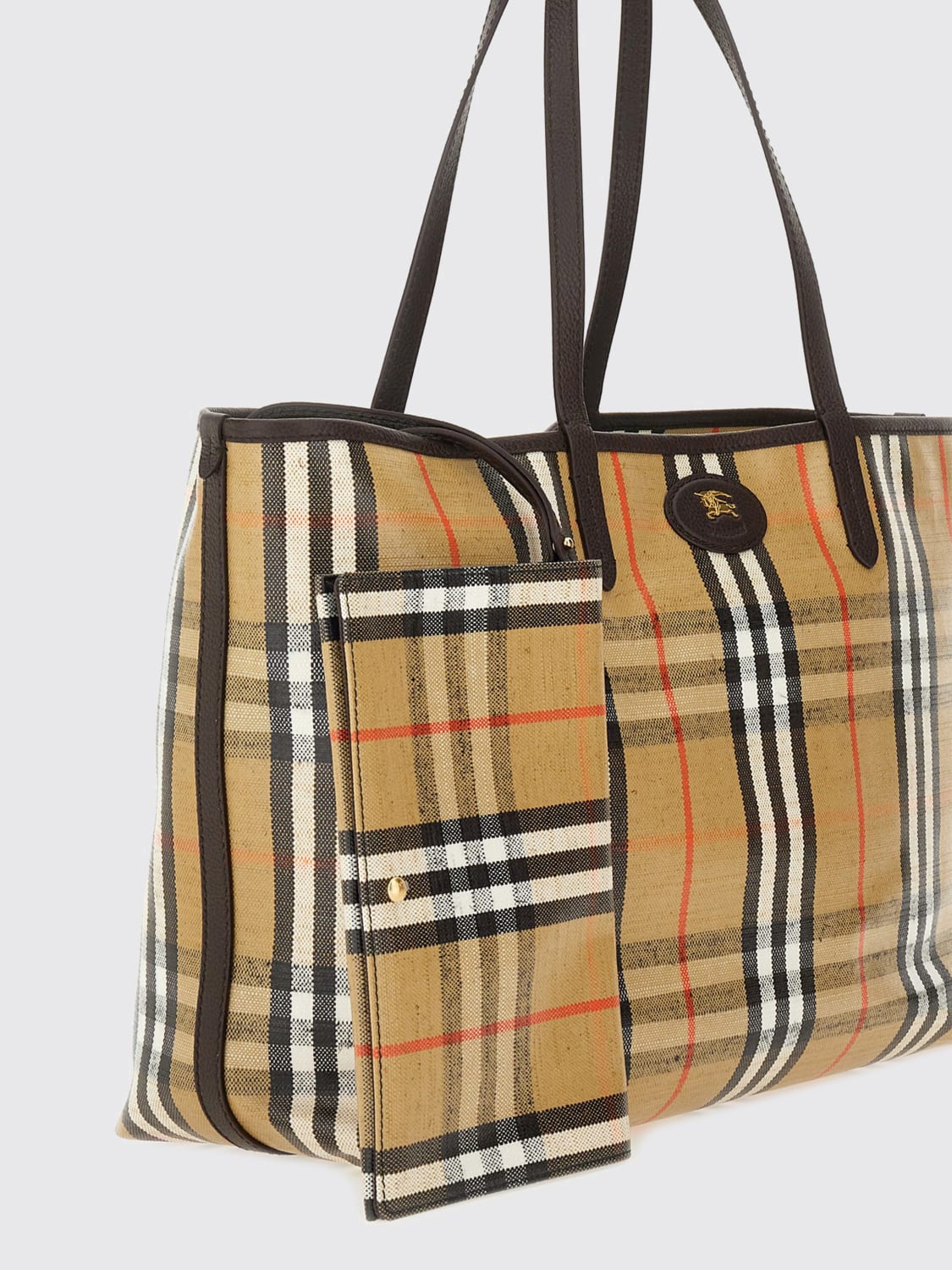 BURBERRY: Handbag woman - Earth | Burberry tote bag 8112222 online