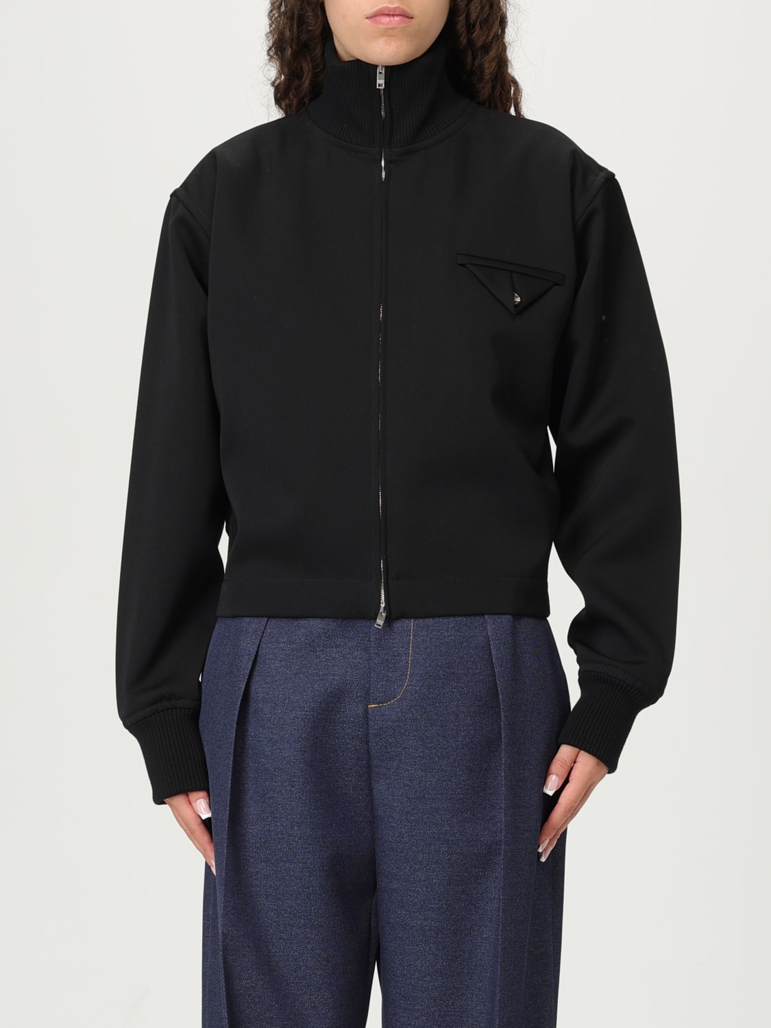 BOTTEGA VENETA JACKET: Shirt woman Bottega Veneta, Black - Img 1