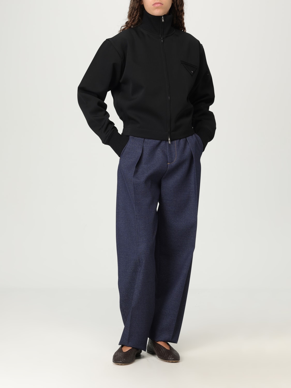 BOTTEGA VENETA JACKET: Shirt woman Bottega Veneta, Black - Img 2