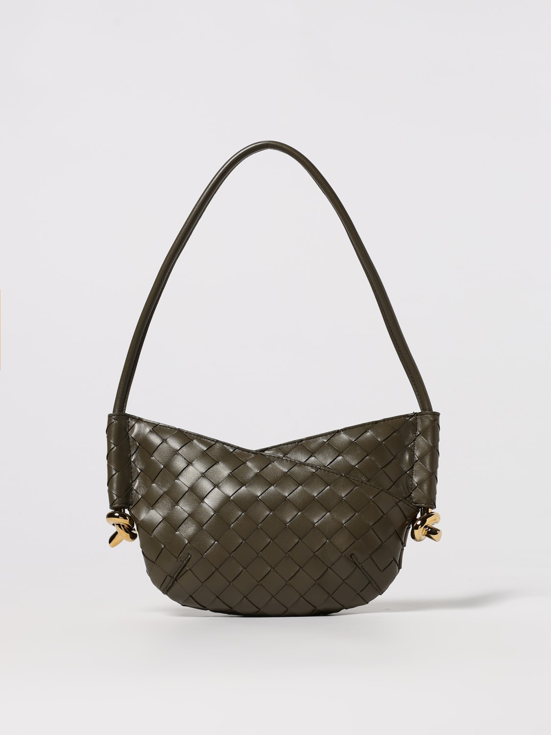 BOTTEGA VENETA SHOULDER BAG: Shoulder bag woman Bottega Veneta, Olive - Img 1