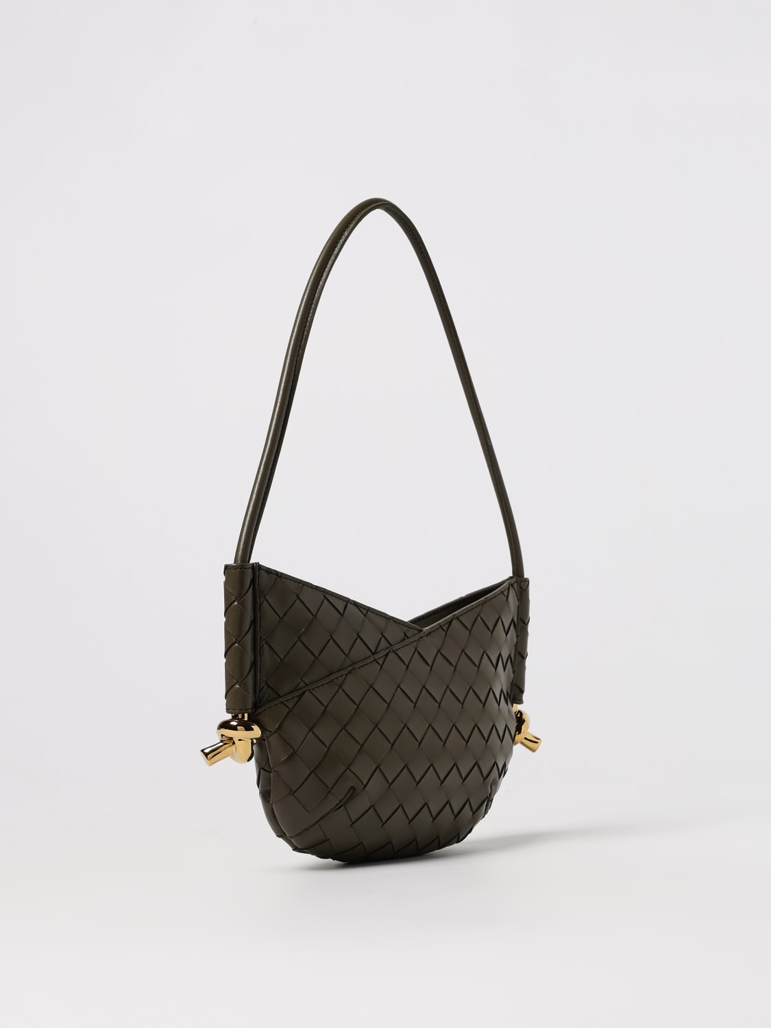 BOTTEGA VENETA SHOULDER BAG: Shoulder bag woman Bottega Veneta, Olive - Img 3