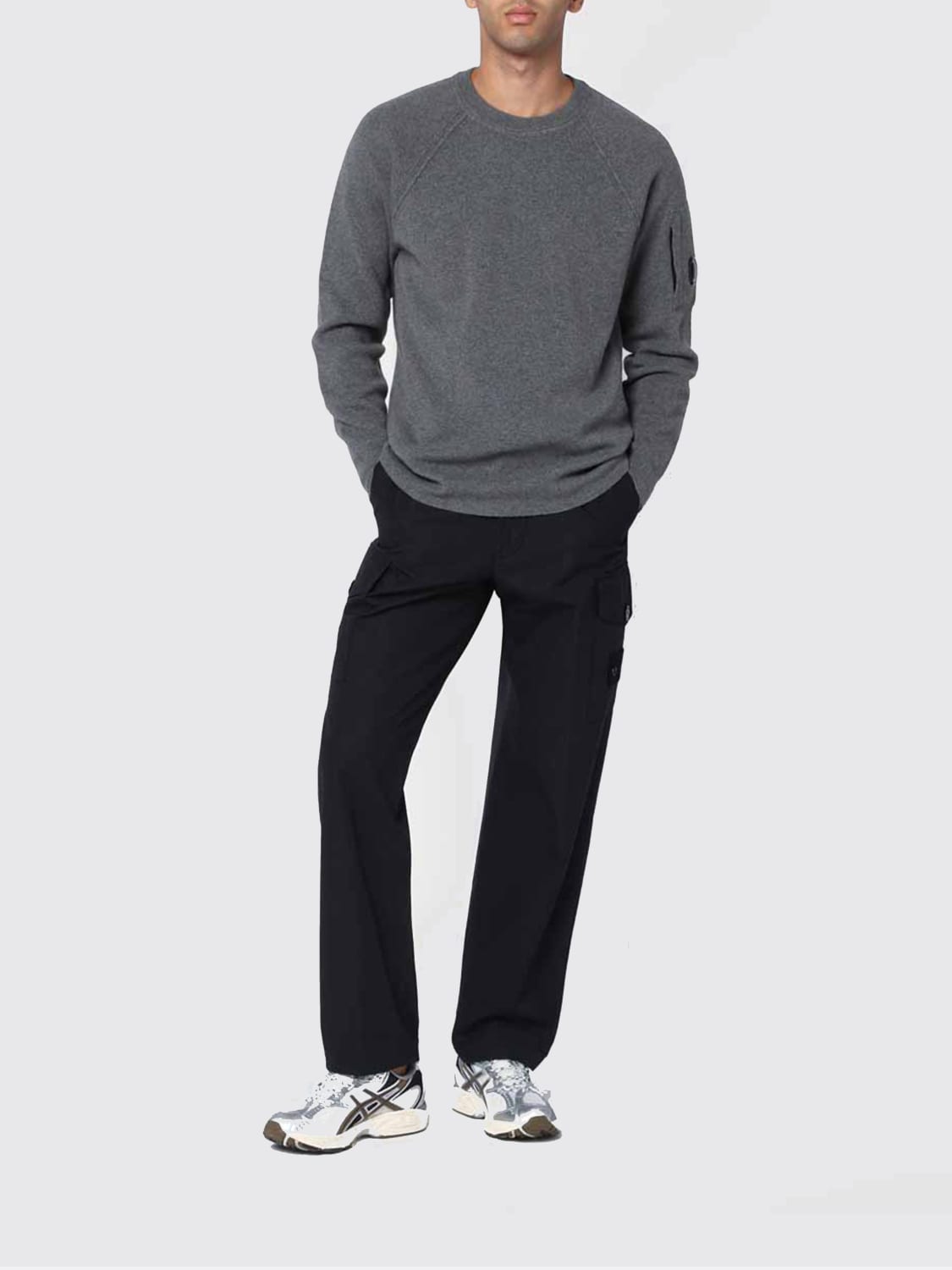 C.P. COMPANY PULLOVER: Pullover damen C.P. Company, Grau - Img 2