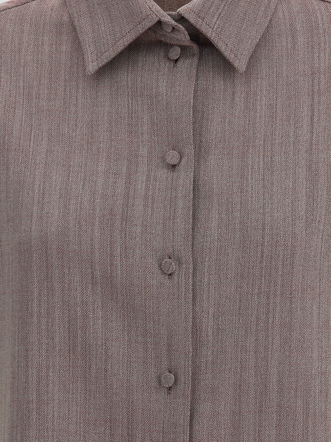 GOLDEN GOOSE HEMDBLUSE: Hemdbluse damen Golden Goose, Braun - Img 3