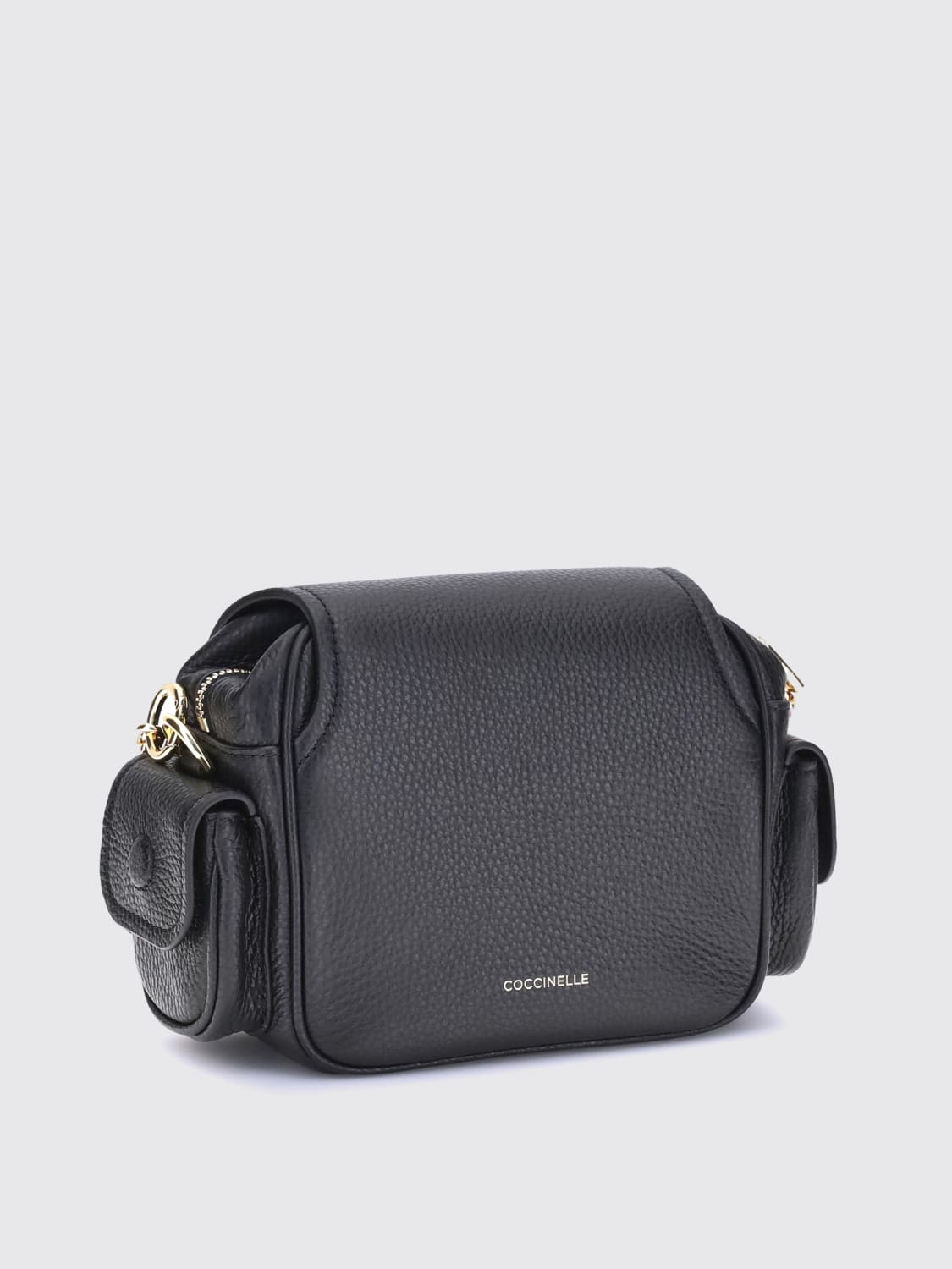 COCCINELLE BORSA MINI: Borsa Campus Coccinelle in pelle a grana , Nero - Img 2