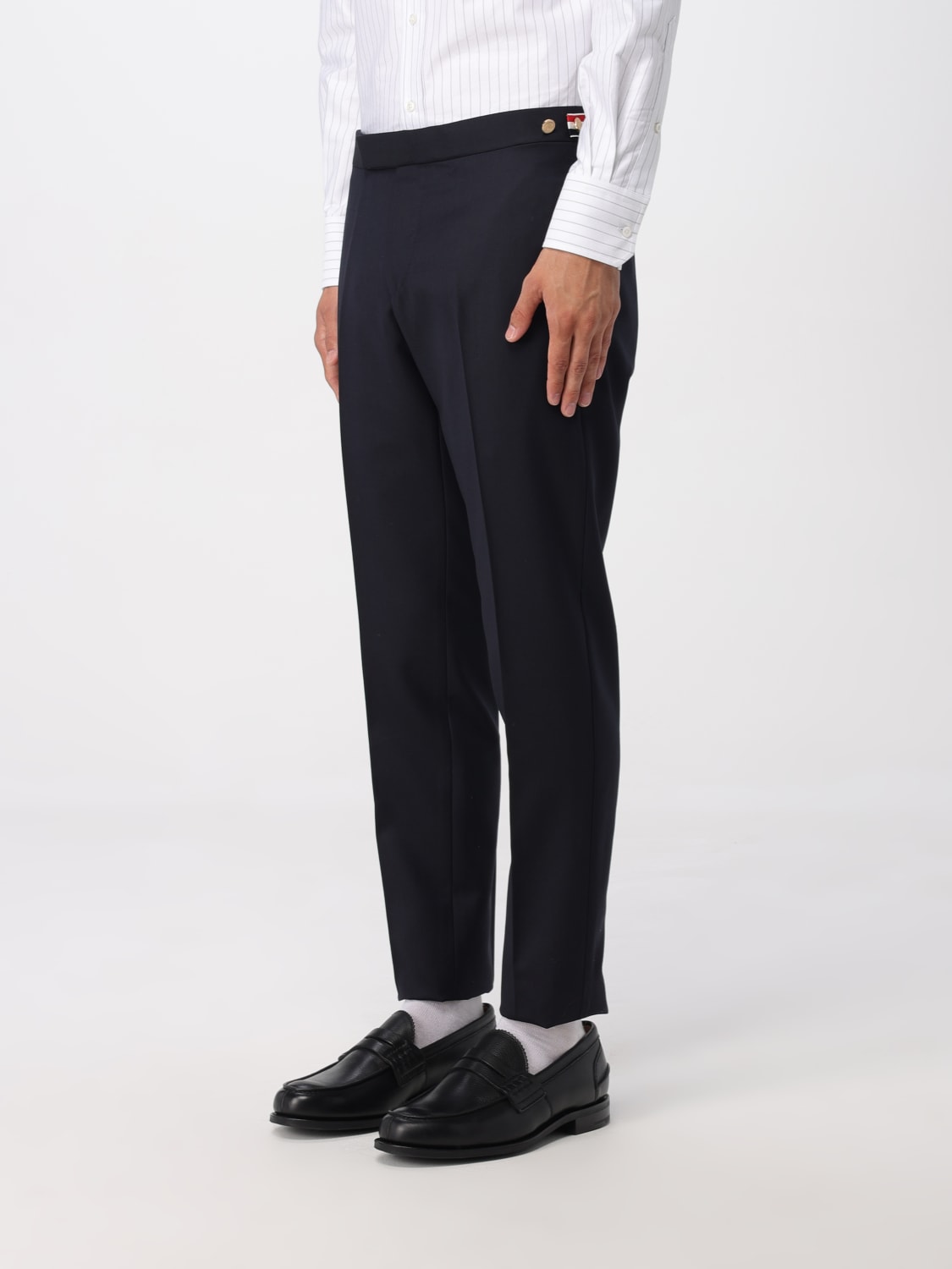THOM BROWNE PANTS: Pants men Thom Browne, Navy - Img 4