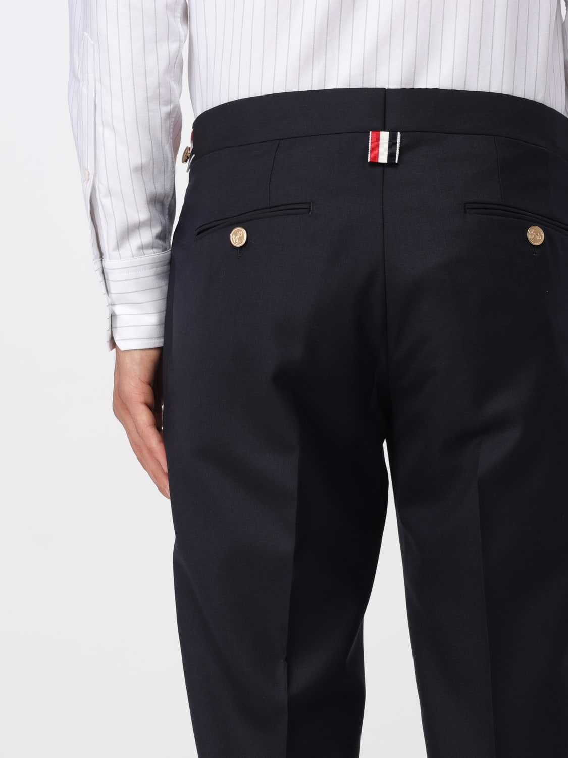 THOM BROWNE PANTS: Pants men Thom Browne, Navy - Img 5