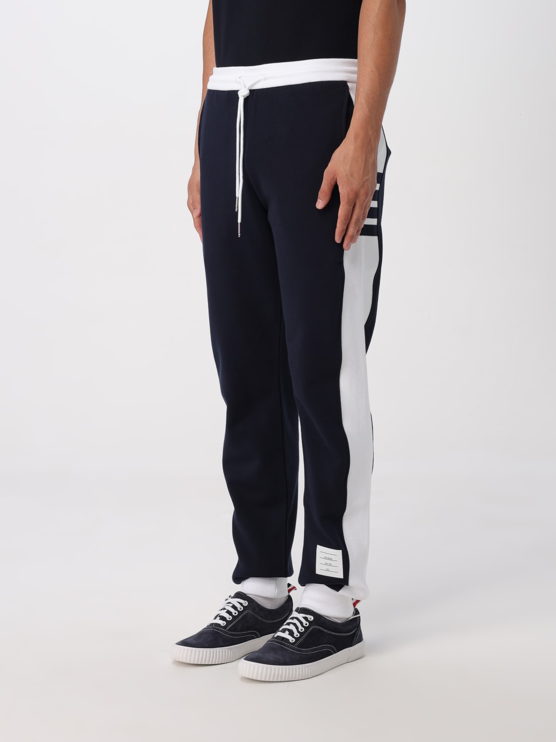 THOM BROWNE PANTS: Pants men Thom Browne, Navy - Img 4