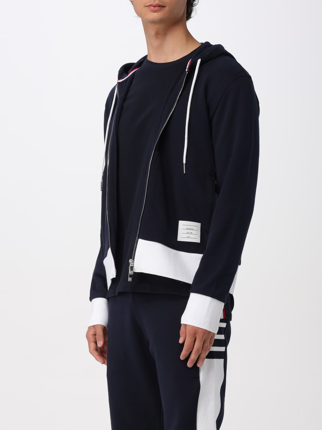 THOM BROWNE SWEATSHIRT: Sweatshirt men Thom Browne, Navy - Img 4