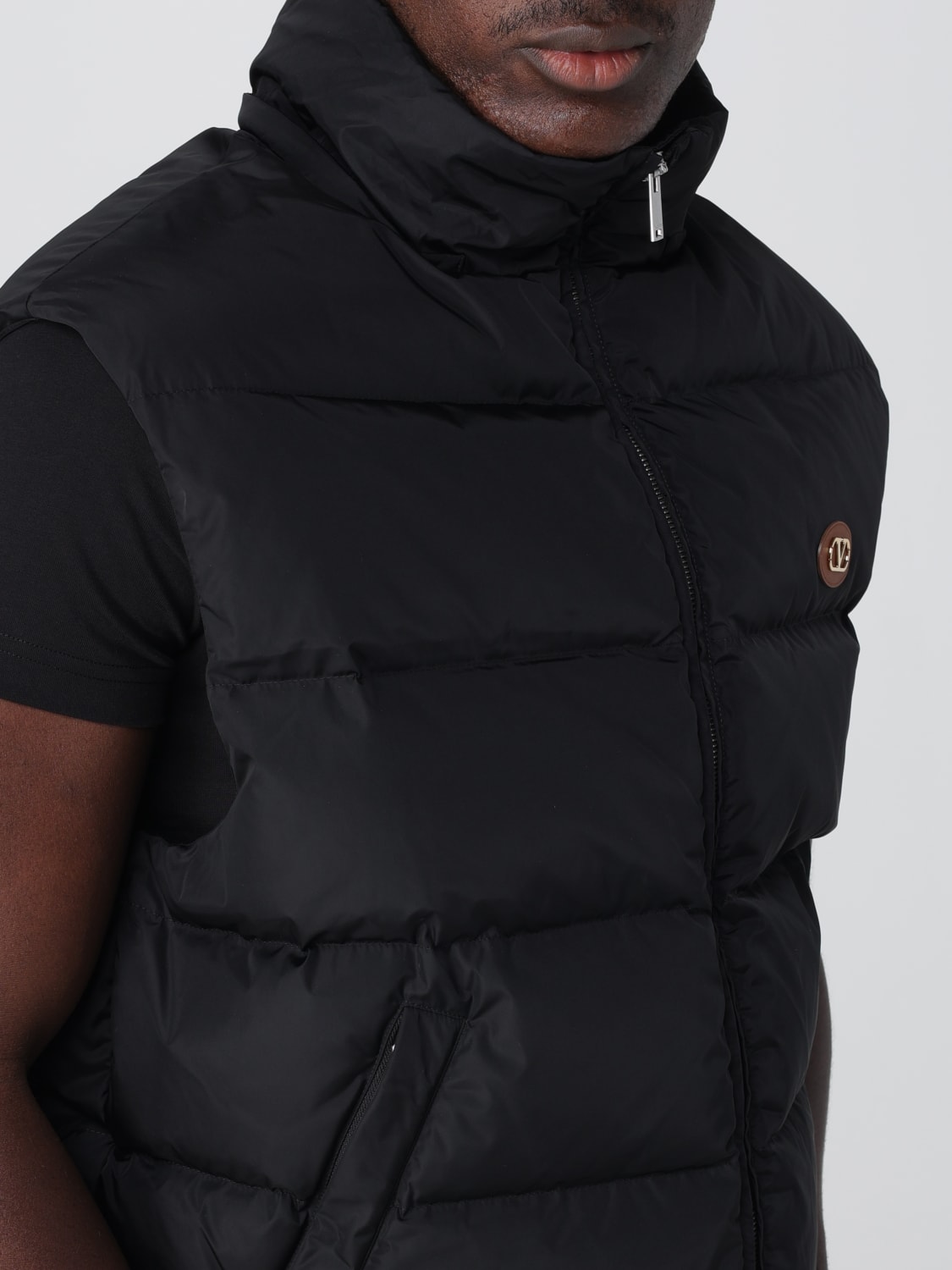 VALENTINO WESTE: Jacke herren Valentino, Schwarz - Img 4