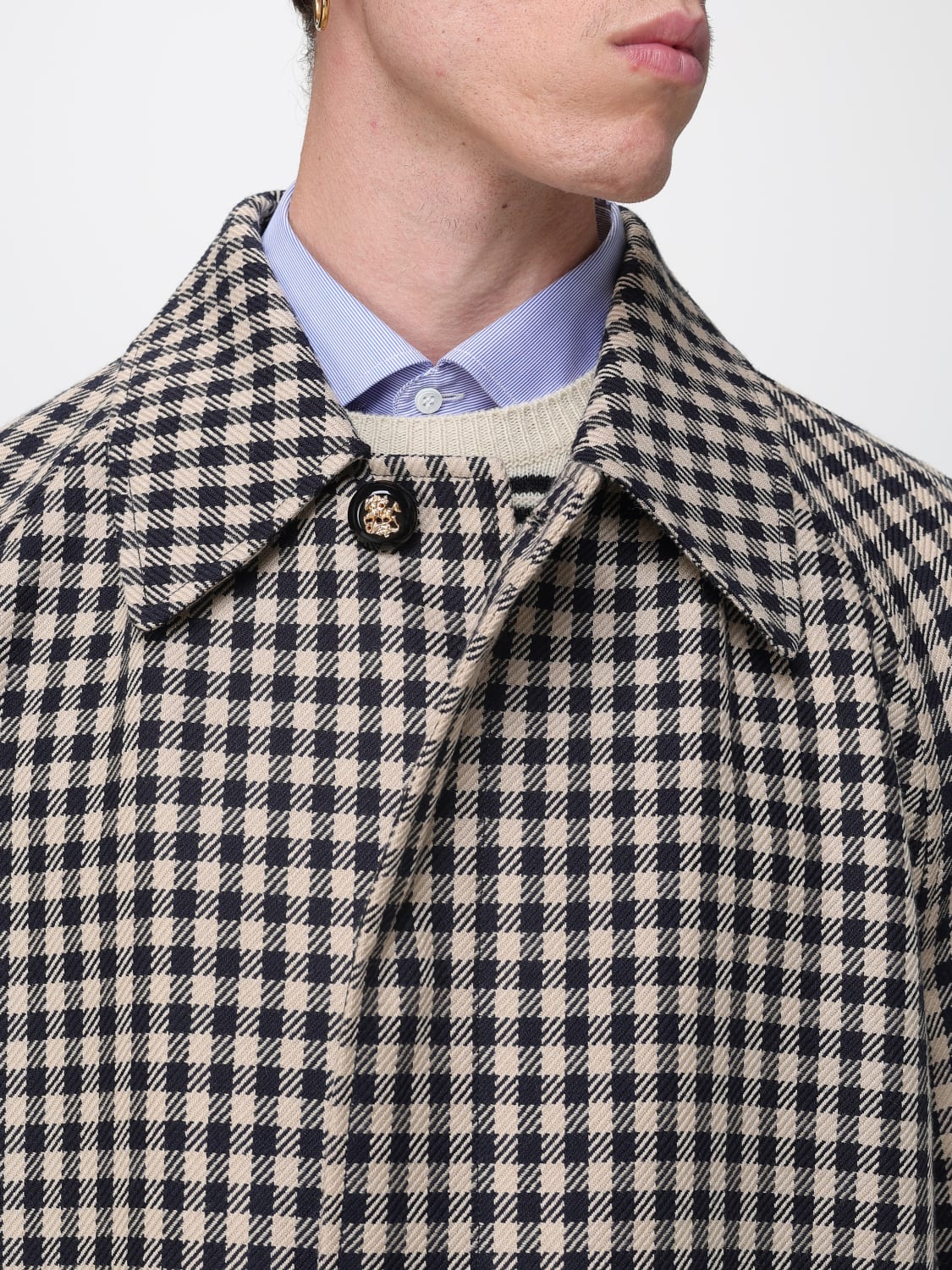 VALENTINO MANTEL: Mantel herren Valentino, Beige - Img 5