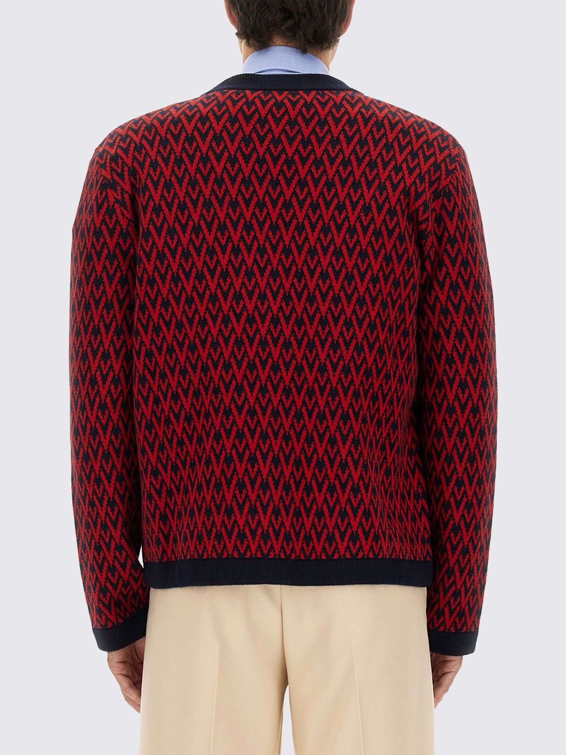 VALENTINO SWEATER: Sweater men Valentino, Red - Img 3