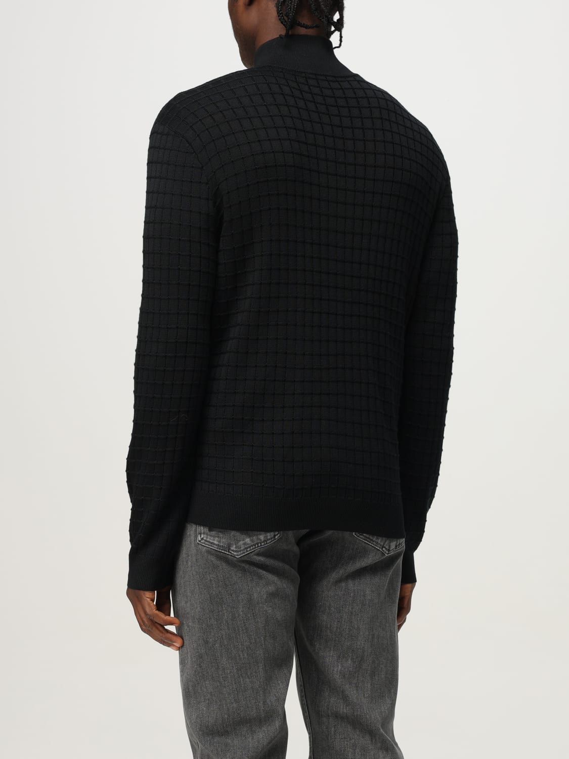 EMPORIO ARMANI SWEATER: Cardigan men Emporio Armani, Black - Img 2