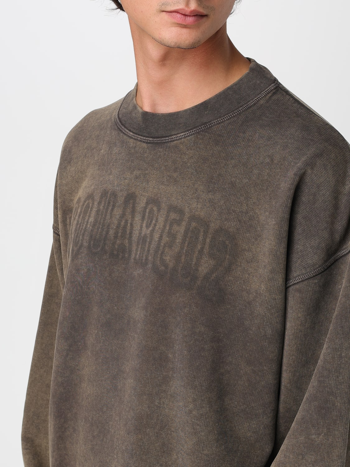 DSQUARED2 SWEATSHIRT: Sweatshirt men Dsquared2, Brown - Img 3