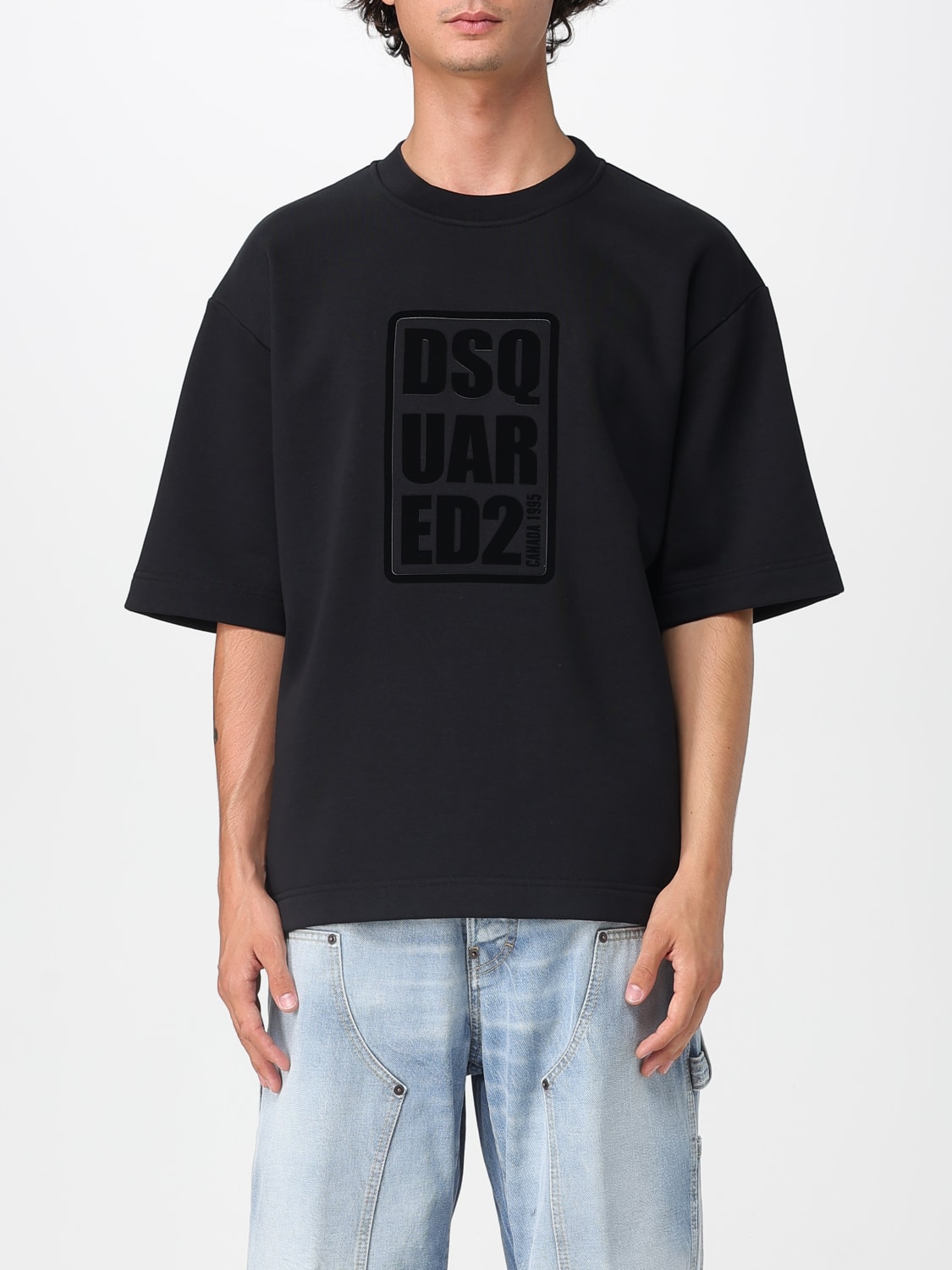 DSQUARED2 T-SHIRT: Sweatshirt men Dsquared2, Black - Img 1