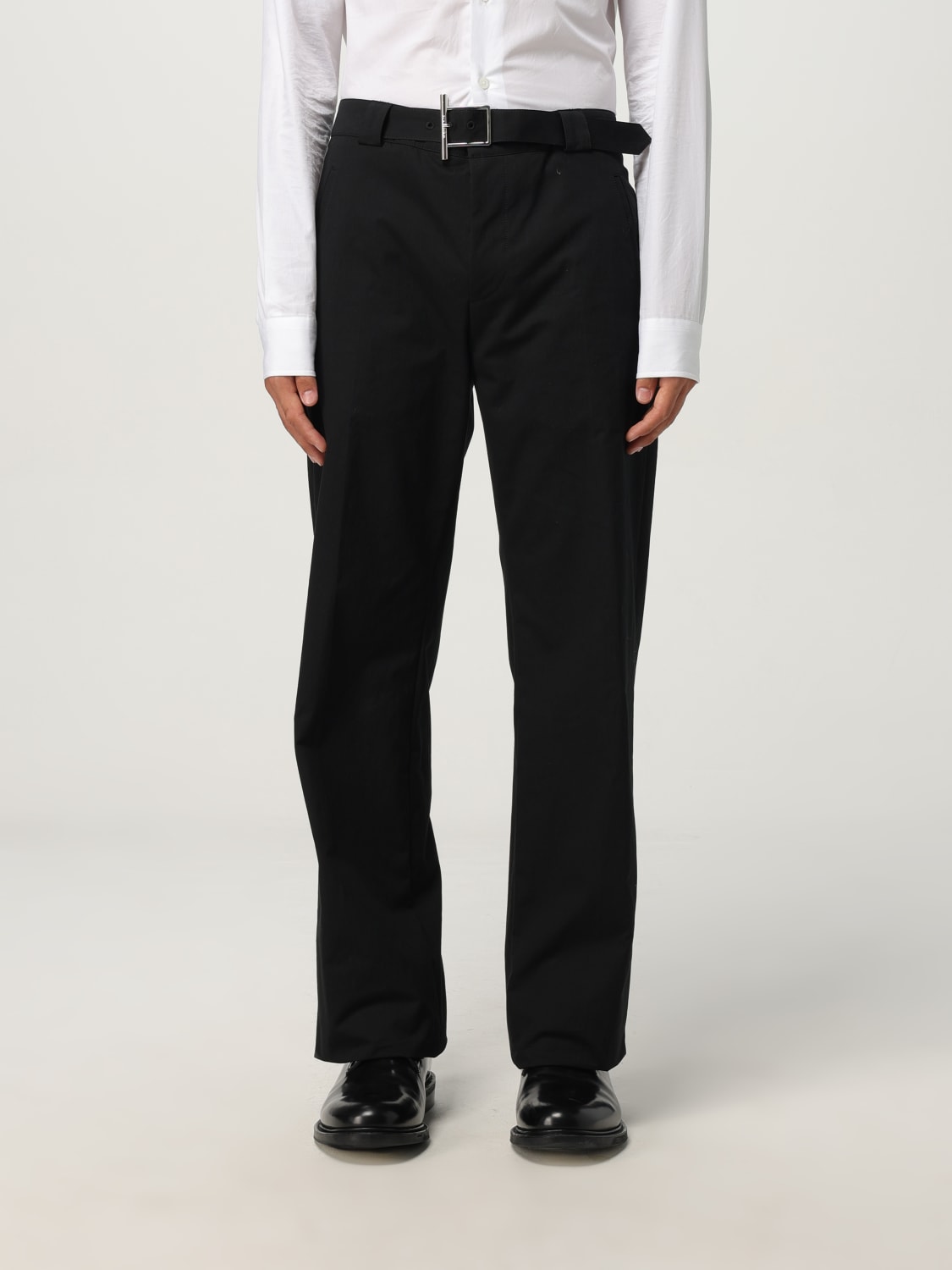 MCQUEEN PANTS: Pants men McQueen, Black - Img 1