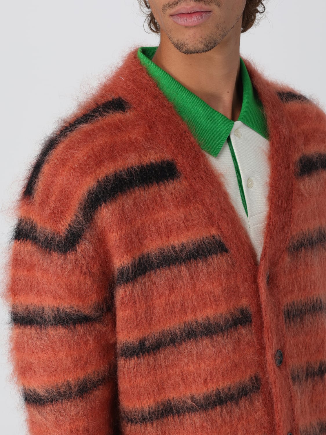 MARNI JERSEY: Cárdigan hombre Marni, Naranja - Img 5