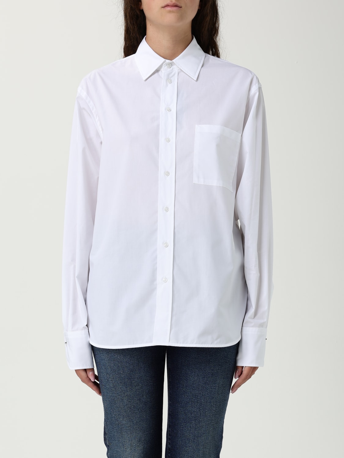 BOSS SHIRT: Shirt woman Boss, White - Img 1