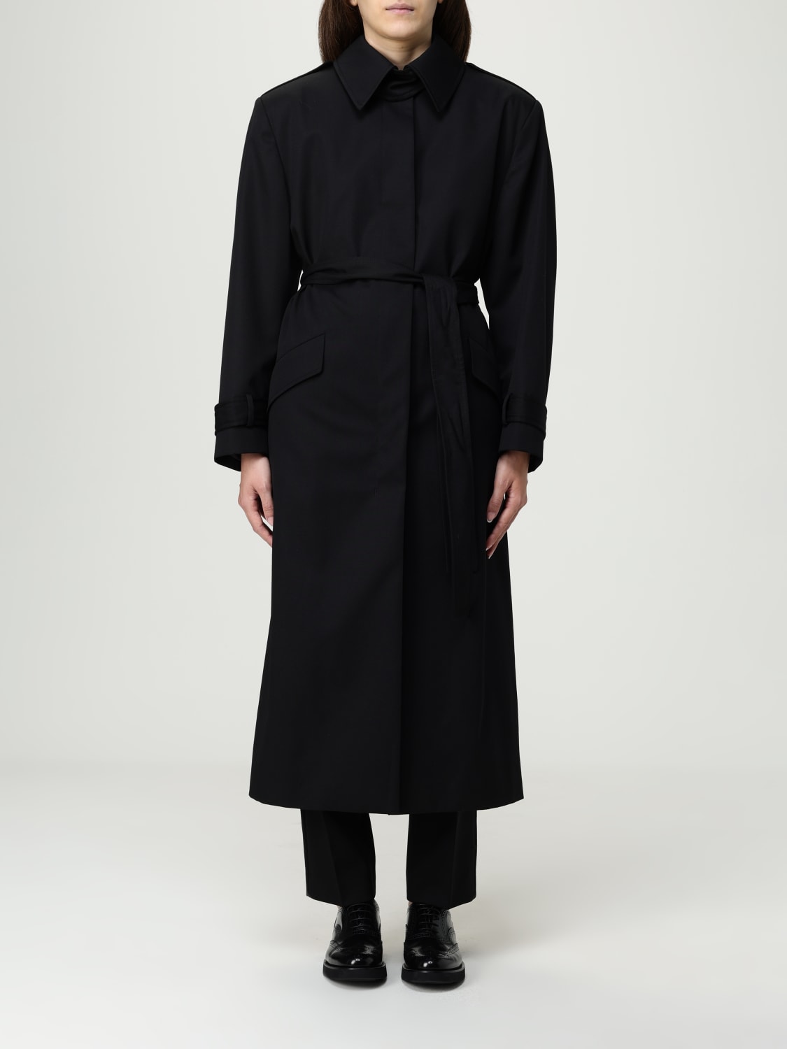 BOSS COAT: Coat woman Boss, Black - Img 1