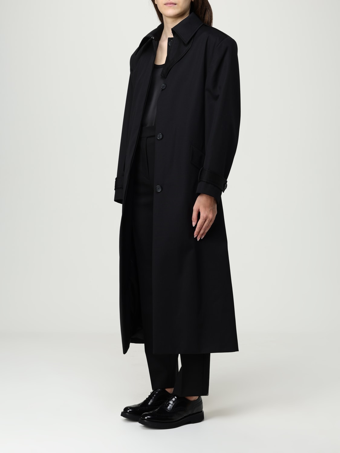 BOSS COAT: Coat woman Boss, Black - Img 3