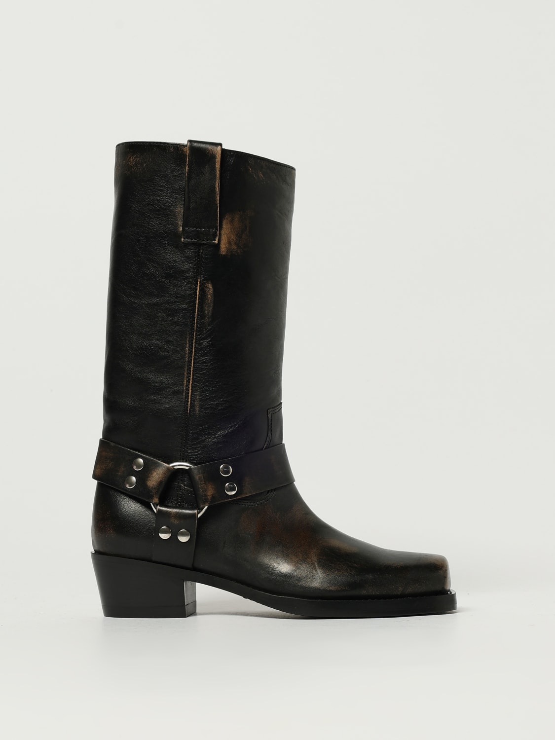 PARIS TEXAS STIVALI: Stivale Roxy Paris Texas in pelle used , Nero - Img 1