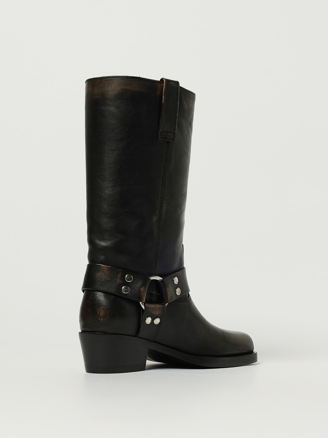 PARIS TEXAS STIVALI: Stivale Roxy Paris Texas in pelle used , Nero - Img 3