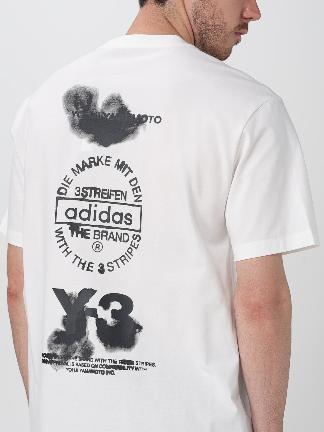 Y-3 T-SHIRT: T-shirt men Y-3, White - Img 3
