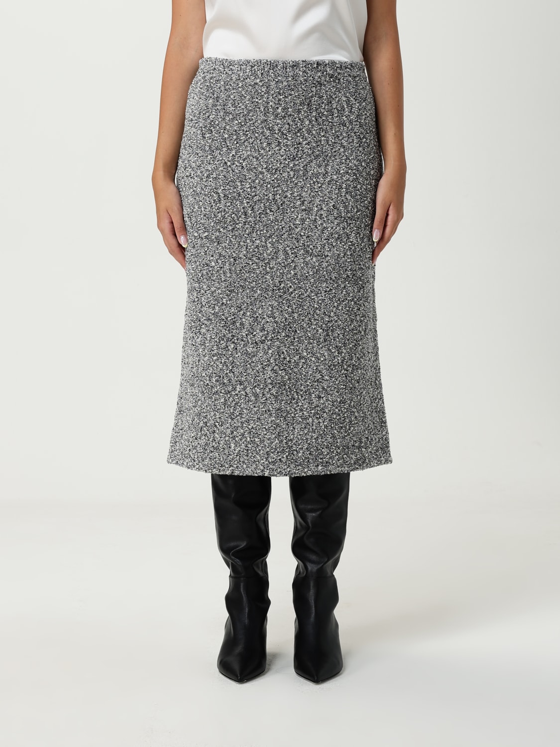 TORY BURCH SKIRT: Skirt woman Tory Burch, Grey - Img 1
