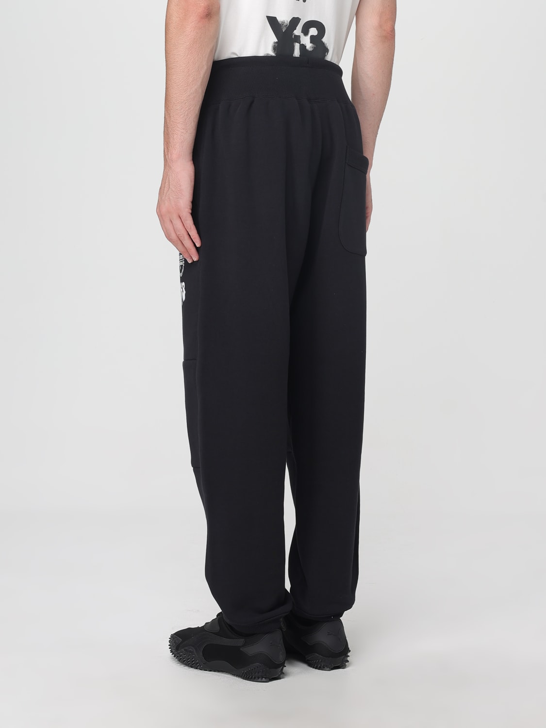 Y-3 裤子: 裤子 男士 Y-3, 黑色 - Img 2