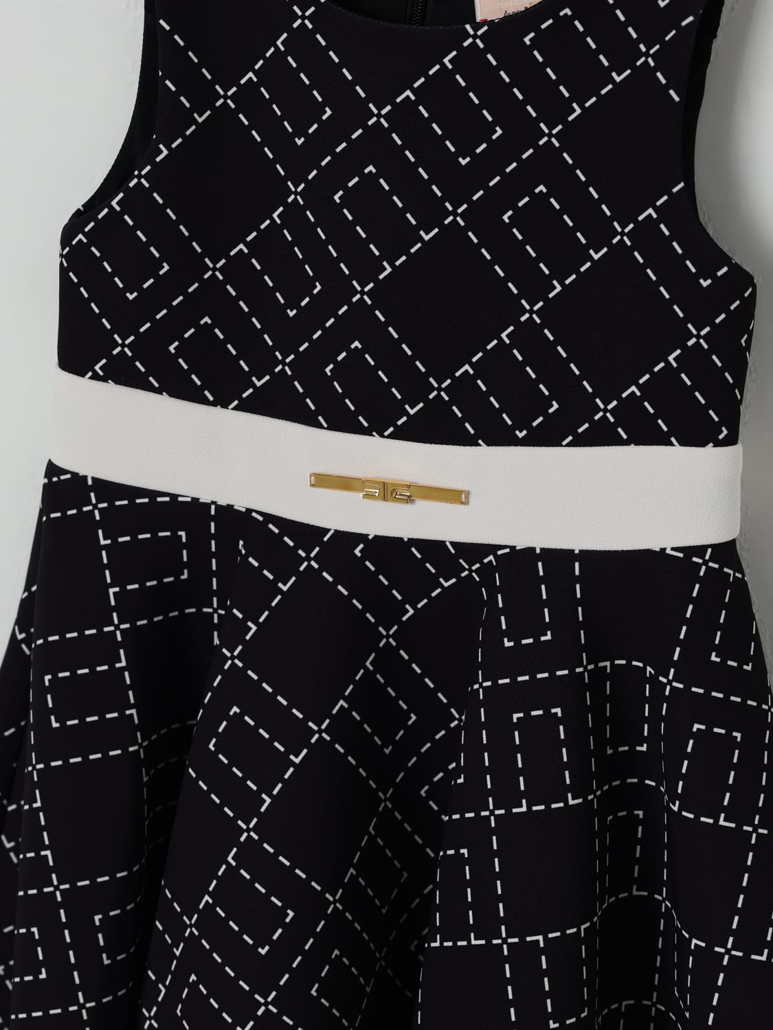 ELISABETTA FRANCHI LA MIA BAMBINA VESTIDO: Vestido niños Elisabetta Franchi La Mia Bambina, Negro - Img 3