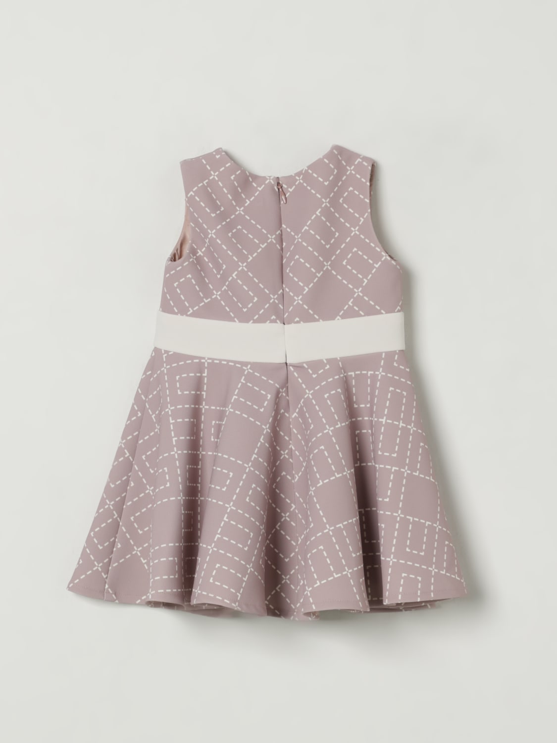 ELISABETTA FRANCHI LA MIA BAMBINA ROBE: Robe enfant Elisabetta Franchi La Mia Bambina, Lait - Img 2