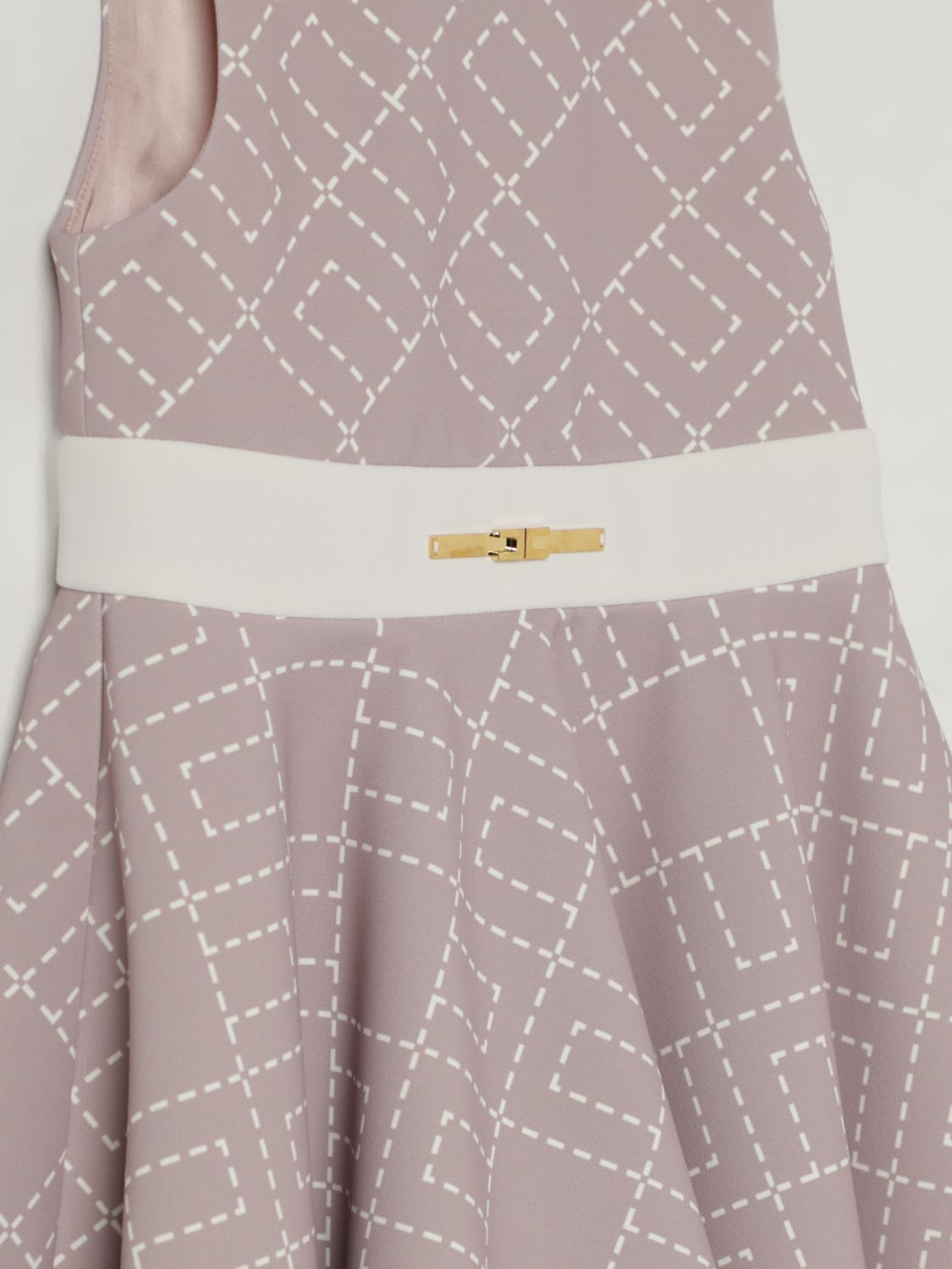 ELISABETTA FRANCHI LA MIA BAMBINA ROBE: Robe enfant Elisabetta Franchi La Mia Bambina, Lait - Img 3