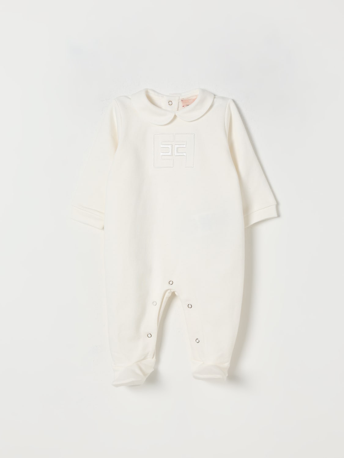 ELISABETTA FRANCHI LA MIA BAMBINA OVERALL: Anzug kinder Elisabetta Franchi La Mia Bambina, Ivory - Img 1