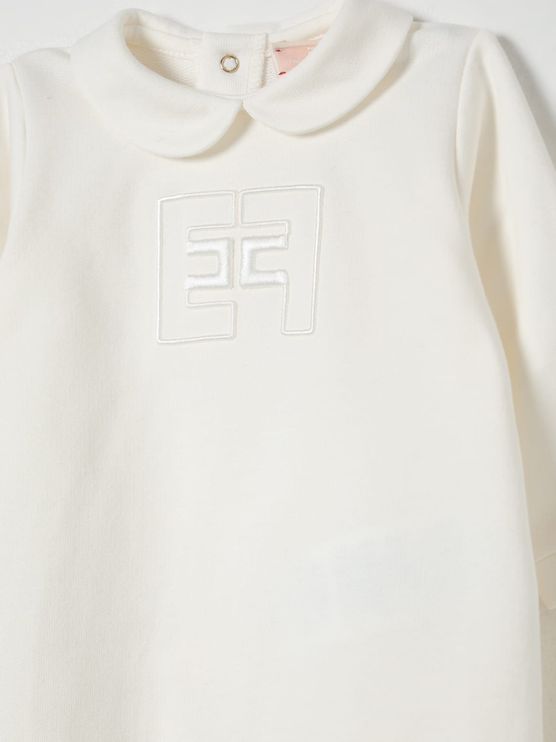 ELISABETTA FRANCHI LA MIA BAMBINA OVERALL: Anzug kinder Elisabetta Franchi La Mia Bambina, Ivory - Img 3