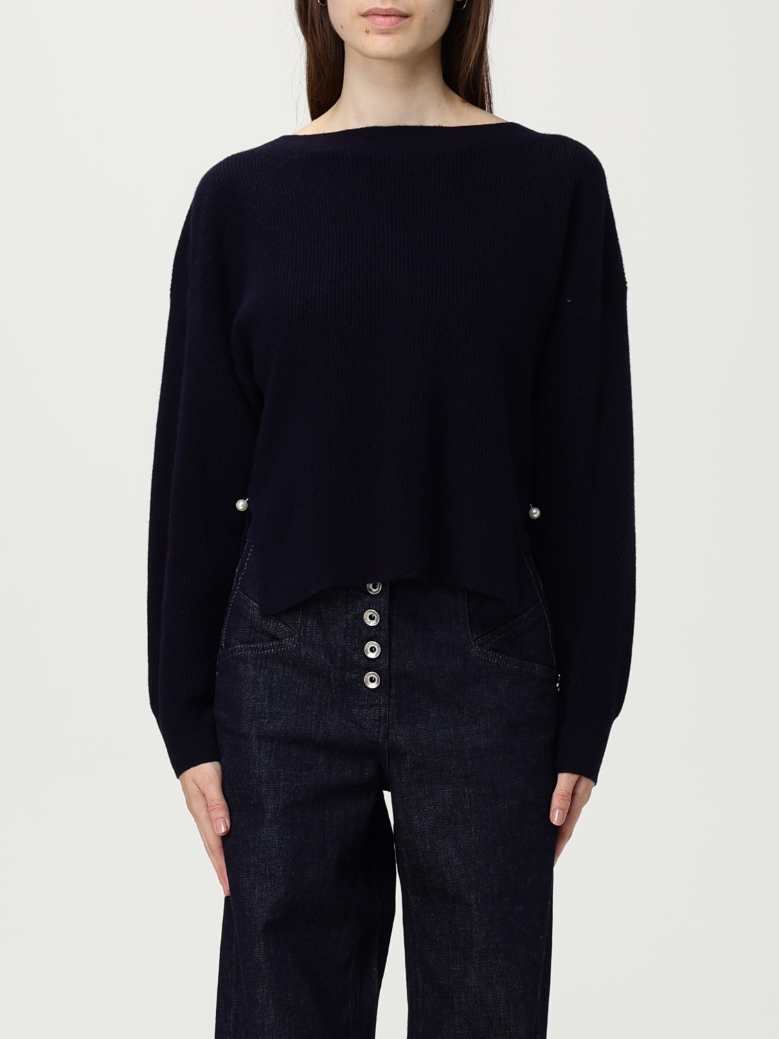 LIU JO PULLOVER: Pullover damen Liu Jo, Blau - Img 1