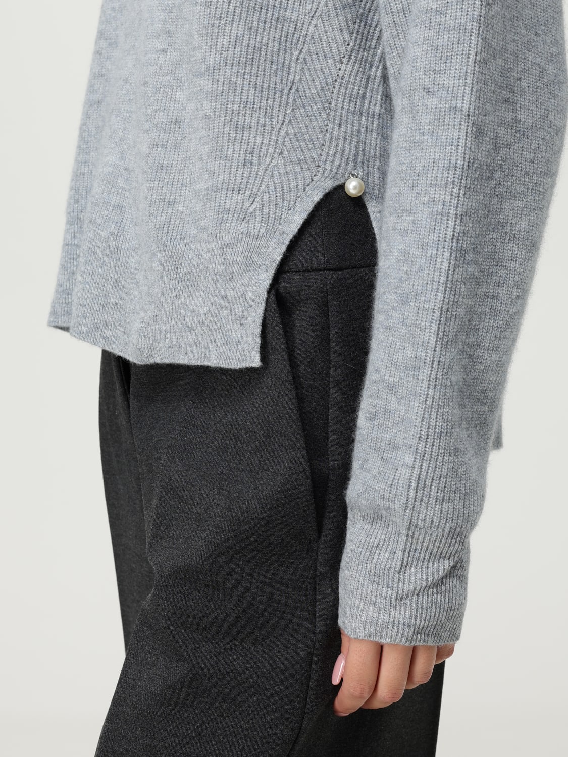 LIU JO JERSEY: Jersey mujer Liu Jo, Gris - Img 3