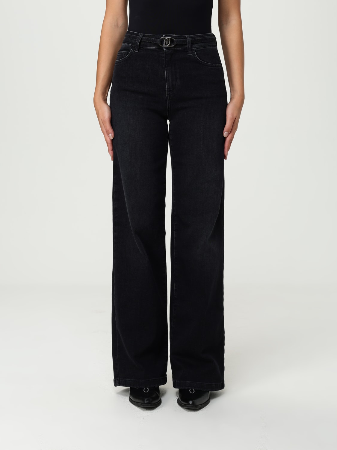 LIU JO VAQUEROS: Vaquero mujer Liu Jo, Negro - Img 1