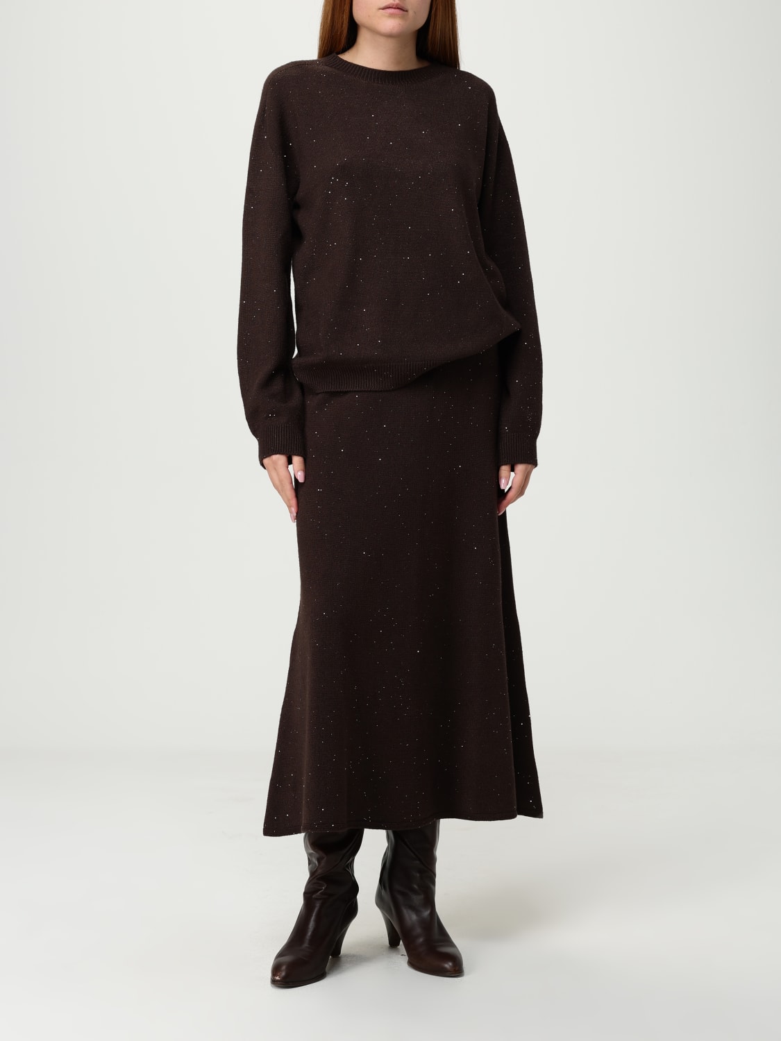 LIU JO SKIRT: Skirt woman Liu Jo, Brown - Img 2