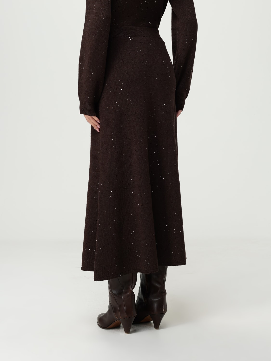 LIU JO SKIRT: Skirt woman Liu Jo, Brown - Img 3