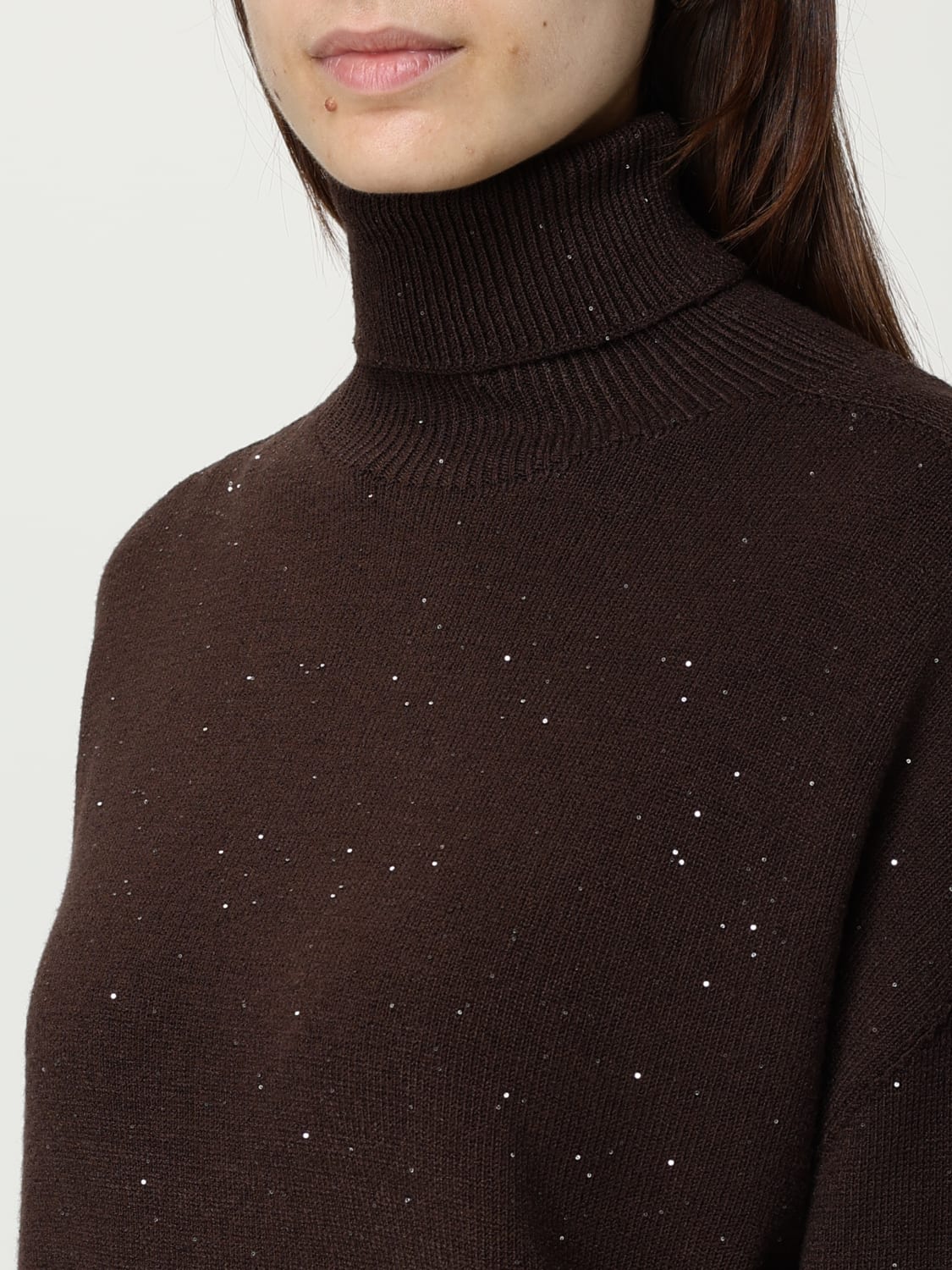 LIU JO PULLOVER: Pullover damen Liu Jo, Braun - Img 3