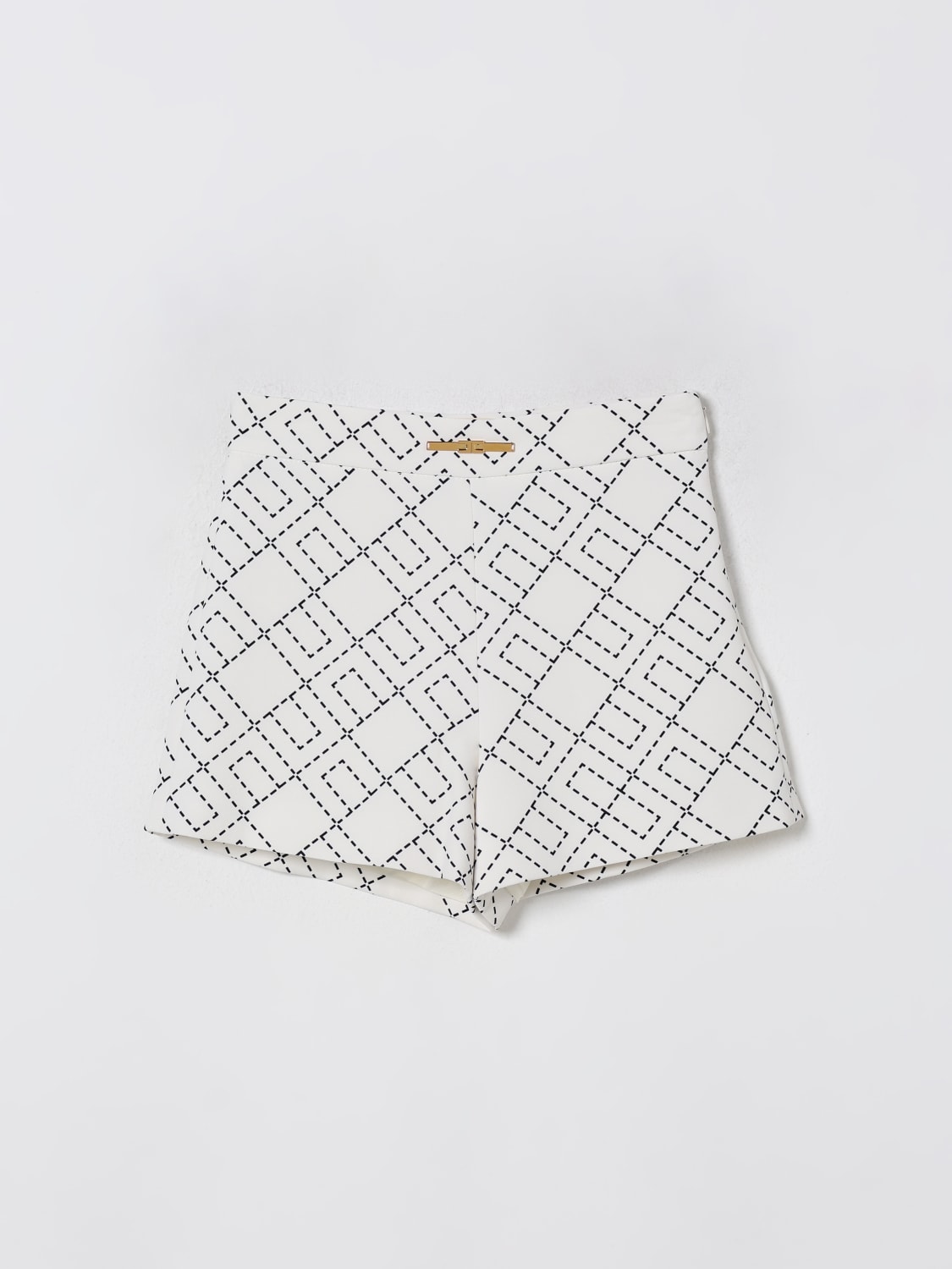 ELISABETTA FRANCHI LA MIA BAMBINA SHORTS: Hose kinder Elisabetta Franchi La Mia Bambina, Weiß - Img 1
