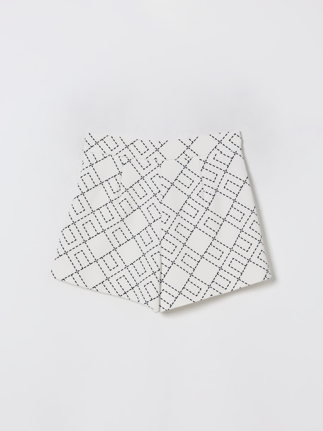 ELISABETTA FRANCHI LA MIA BAMBINA SHORTS: Hose kinder Elisabetta Franchi La Mia Bambina, Weiß - Img 2