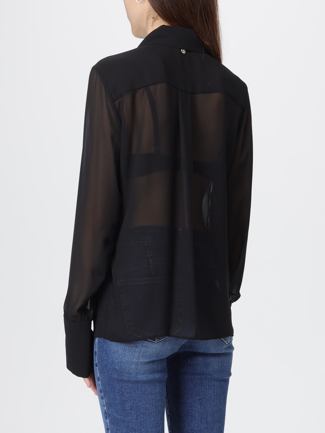 LIU JO CAMISA: Top mujer Liu Jo, Negro - Img 2
