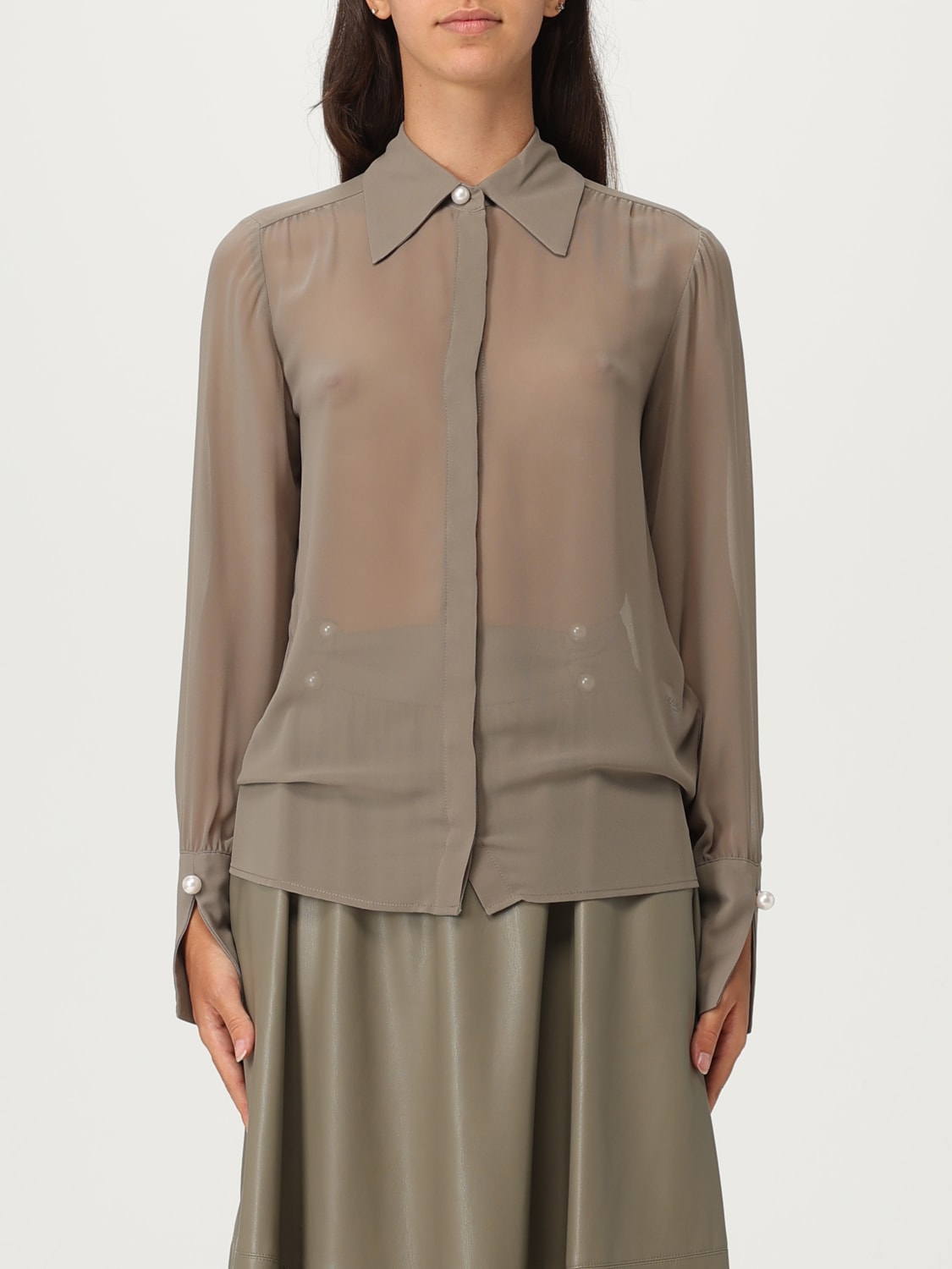 LIU JO CAMISA: Top mujer Liu Jo, Verde - Img 1