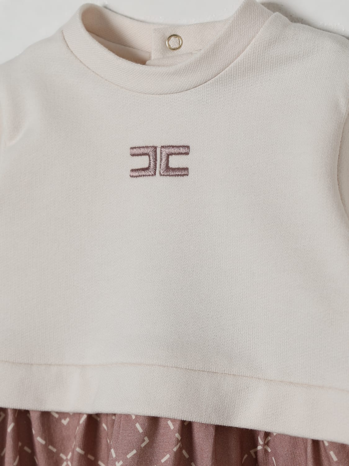 ELISABETTA FRANCHI LA MIA BAMBINA ROMPER: Romper kids Elisabetta Franchi La Mia Bambina, Yellow Cream - Img 3